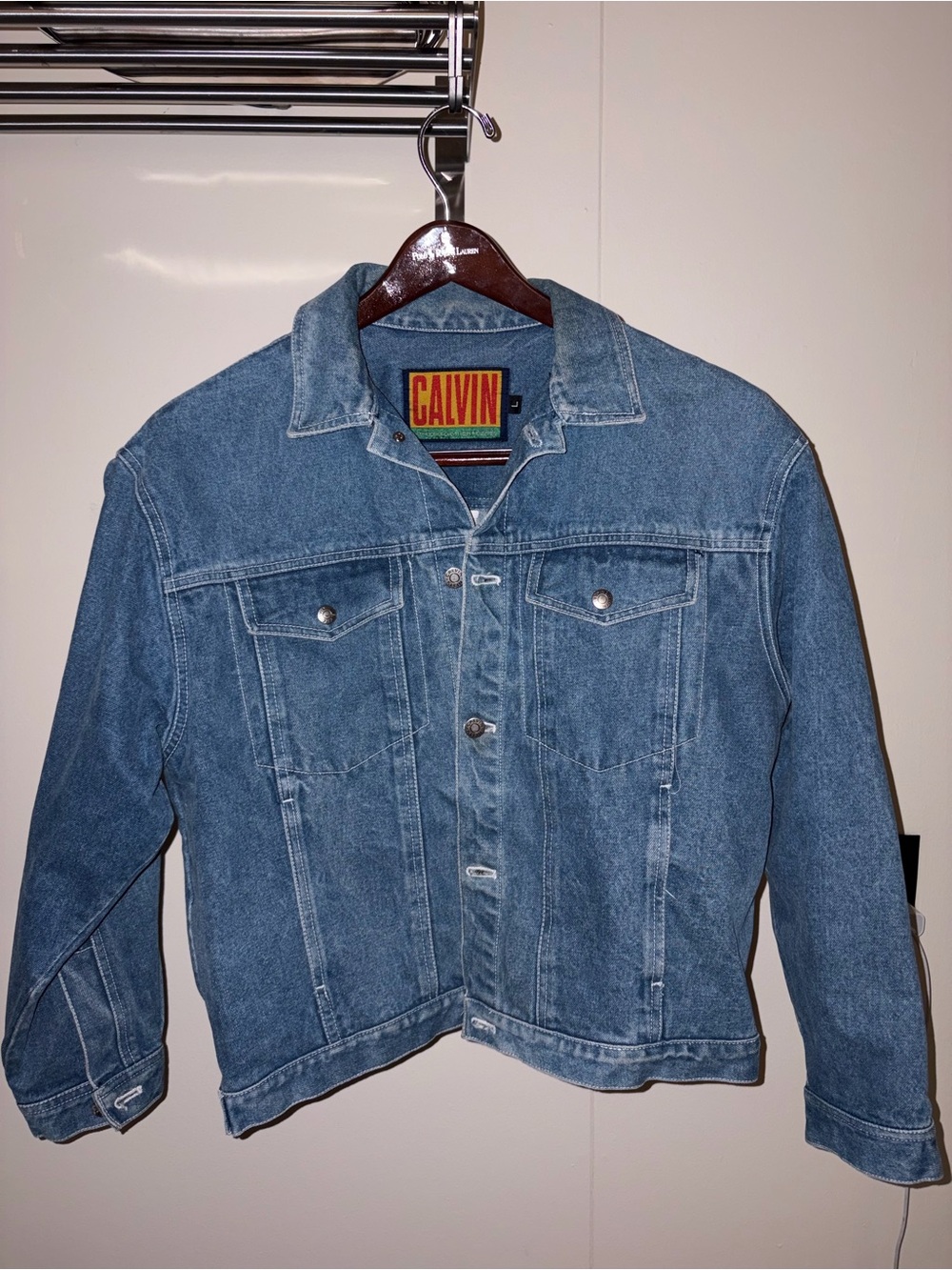 Calvin Klein Blue Denim Jean Jacket
